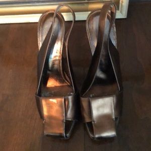 YSL platform sandal
